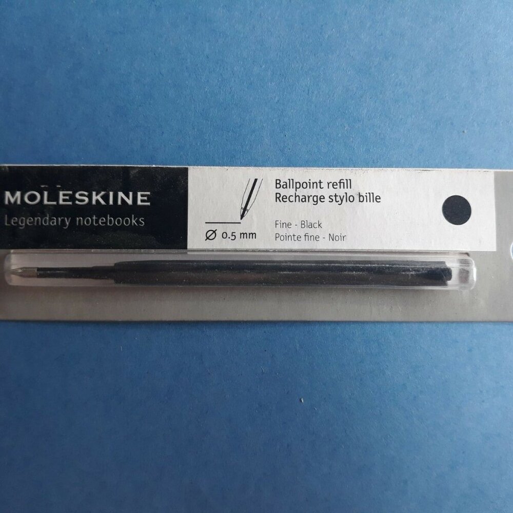 Moleskine Ballpoint Pen Refill 0.5 mm Fine Black Ink